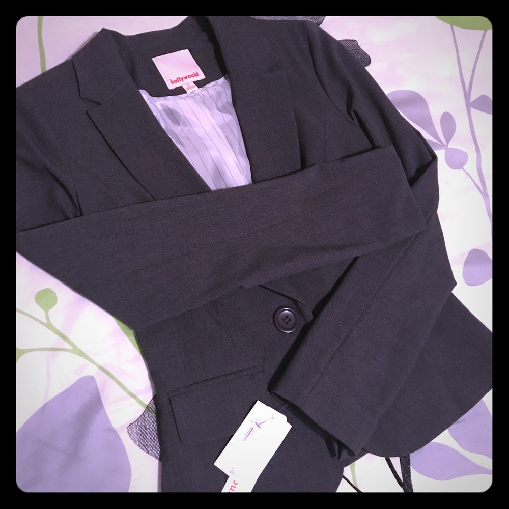 Juniors grey blazer